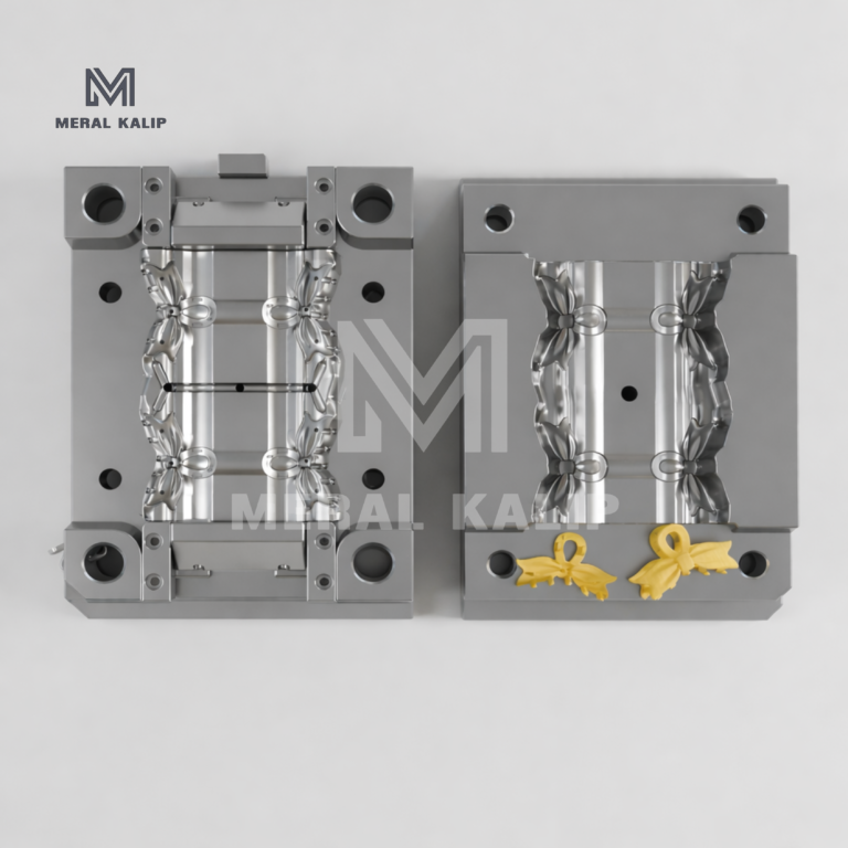 قالب حقن متين مصنع من أجود أنواع الفولاذ المقاوم للضغط والحرارة.